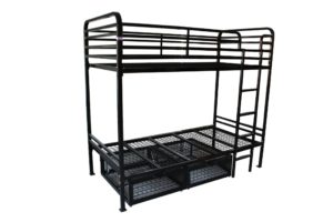 Adult Bunk Beds for Hostels with Under Bed Storage Lockers